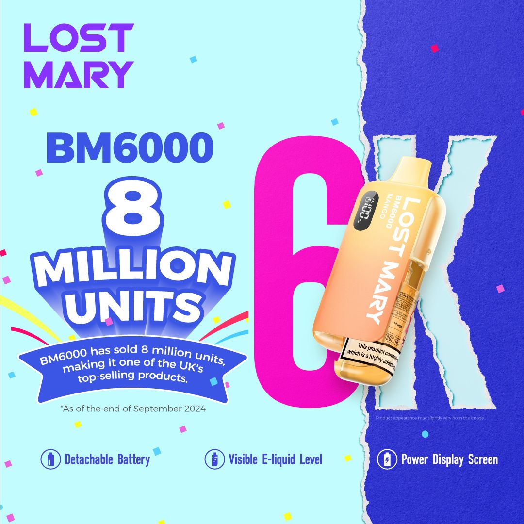 Lost Mary BM6000 1X5pack ivape-euro Lost Mary BM6000 1X5pack ivape-euro