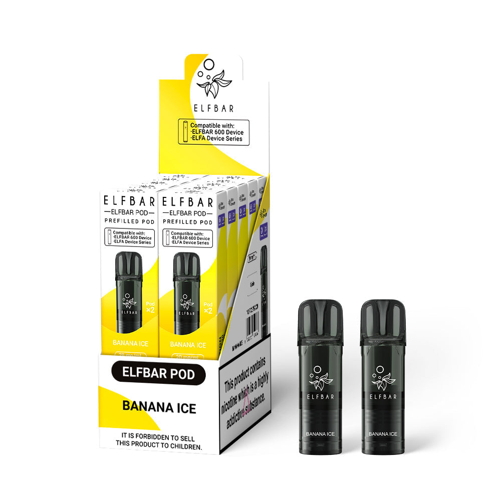Elf Bar 600 Prefilled Pods 1X10 NEW Compliant