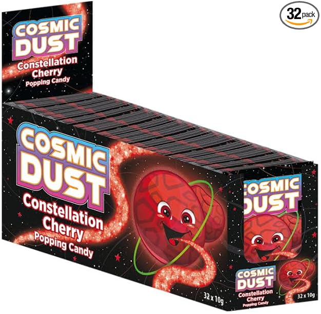 Cosmic Dust Constellation Cherry Popping Candy 10g 1X32