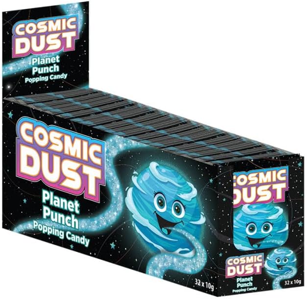 Cosmic Dust Planet Punch Popping Candy 10g 1X32