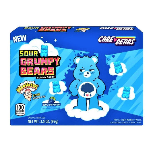 Warheads Care Bears Sour Grumpy Bears Theatre Box 99g 1X