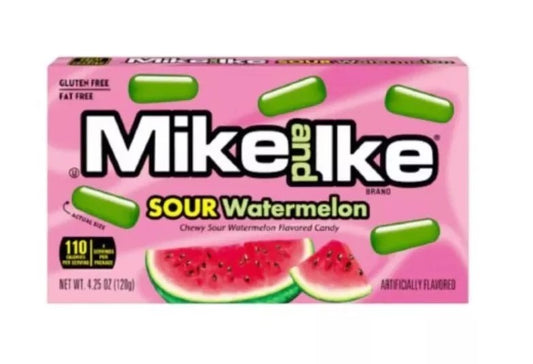 Mike and Ike Sour Watermelon Theatre Boxes 1X12 120g