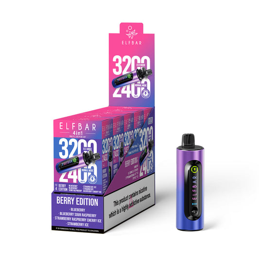 Elf Bar 4in1 3200 Prefilled Pods 1X10 Compliant