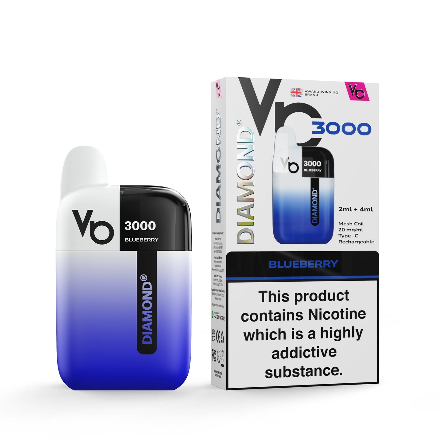 Diamond 3000 Prefilled Kits 1X5 Compliant