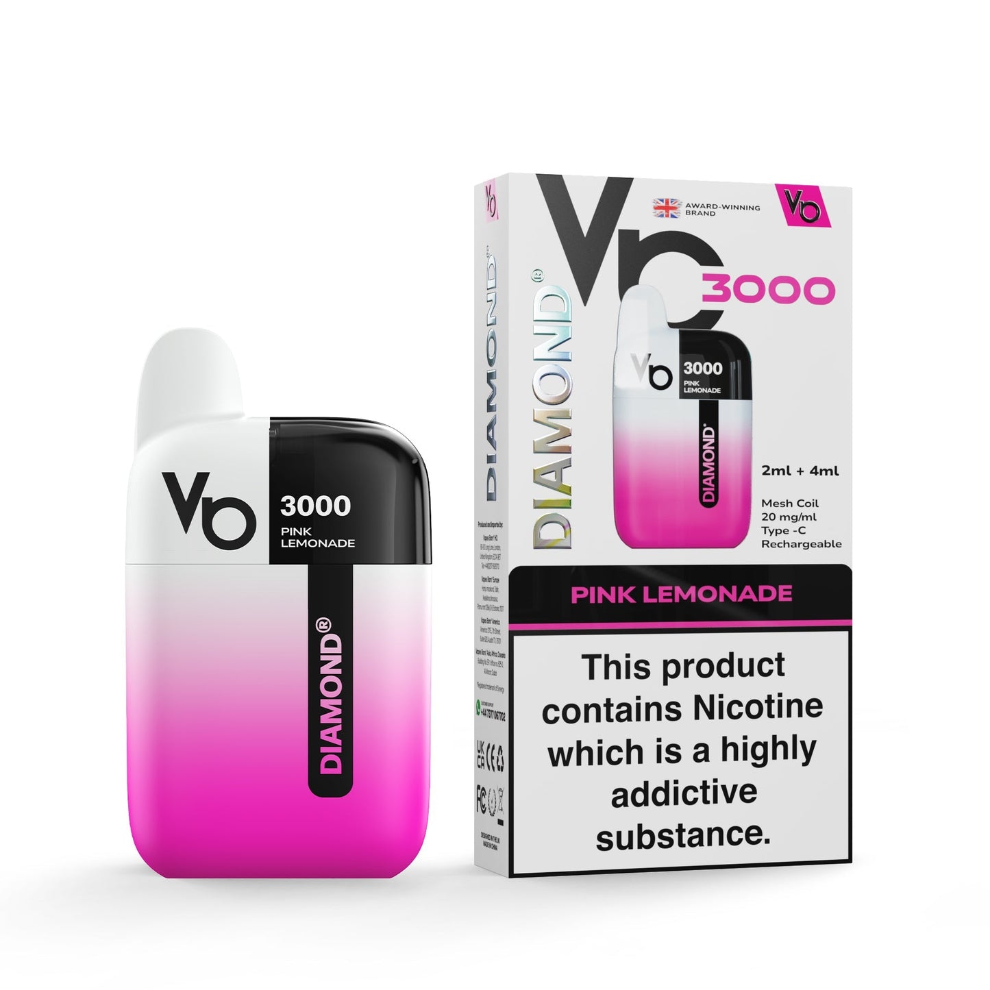 Diamond 6000 Prefilled Pods 1X10 Compliant