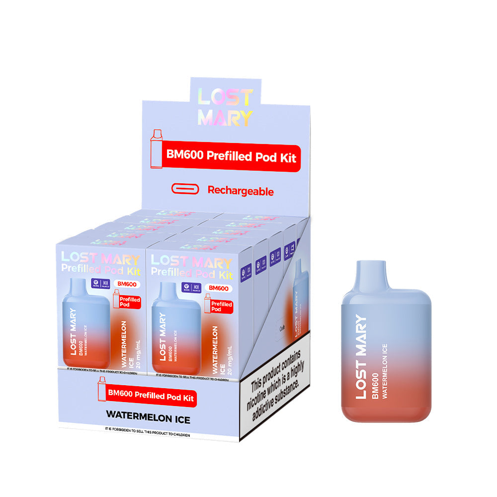 Lost Mary BM600 Prefilled Kits 1X10 NEW Compliant